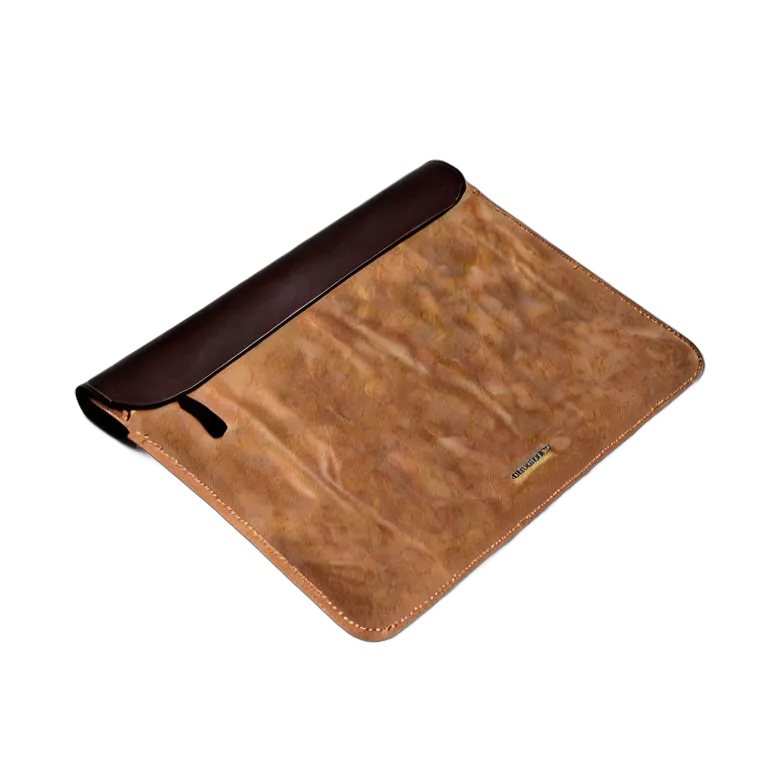 ガジェット コンピューター スエードとレザーを使用した高級ラップトップスリーブ 透過 PNG 画像 フリー素材 #14853