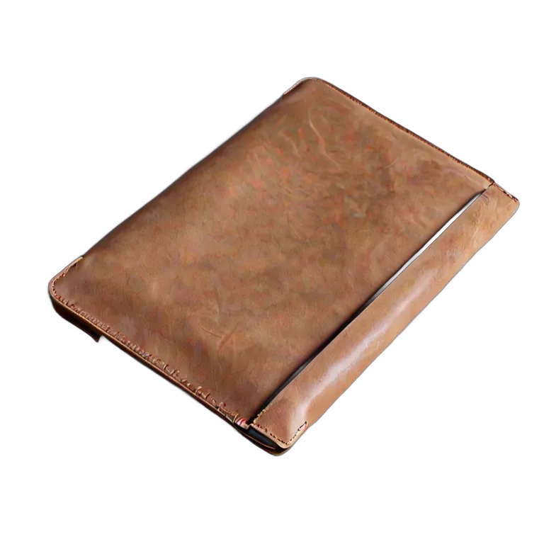 ガジェット コンピューター スエードとレザーを使用した高級ラップトップスリーブ 透過 PNG 画像 フリー素材 #14857