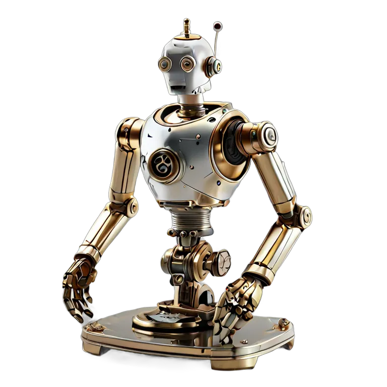 ガジェット ロボット イギリスのお茶会ロボット 透過 PNG 画像 フリー素材 #35778