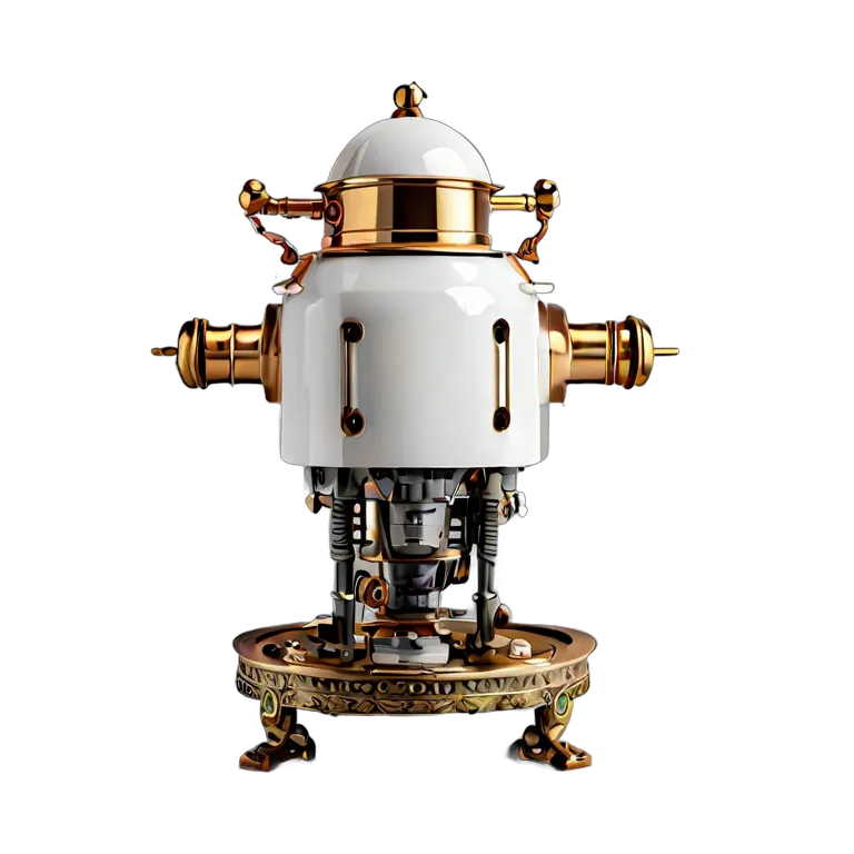 ガジェット ロボット イギリスのお茶会ロボット 透過 PNG 画像 フリー素材 #35779