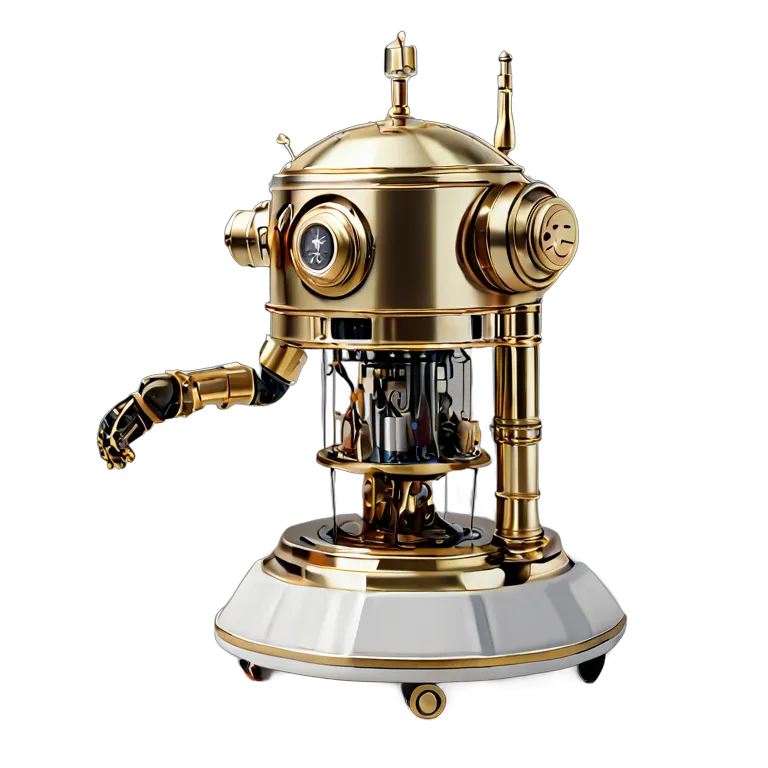 ガジェット ロボット イギリスのお茶会ロボット 透過 PNG 画像 フリー素材 #35785