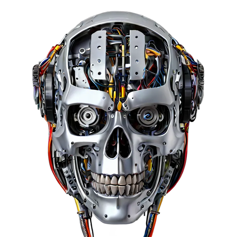 ガジェット ロボット ロボットヘッド内部フレーム 透過 PNG 画像 フリー素材 #35769