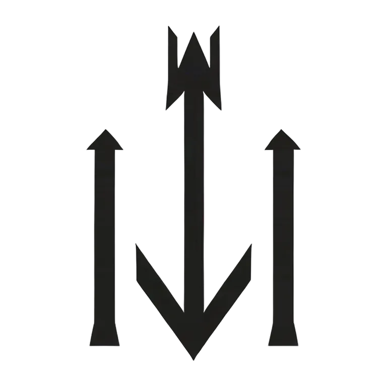 アイコン 矢印 2D黒ステンシルスタイルの矢印 透過 PNG 画像 フリー素材 #38997