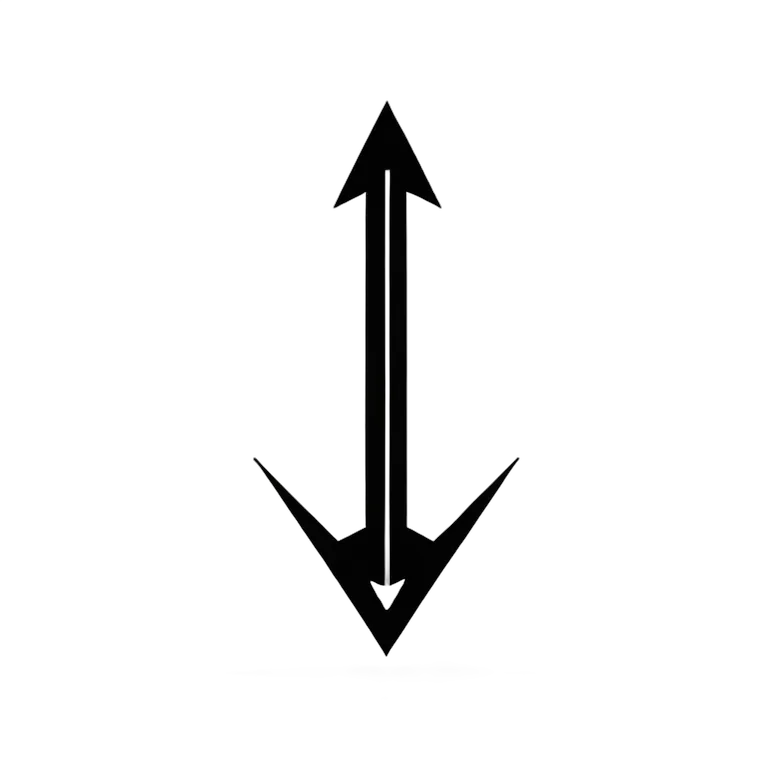 アイコン 矢印 2D黒ステンシルスタイルの矢印 透過 PNG 画像 フリー素材 #38998