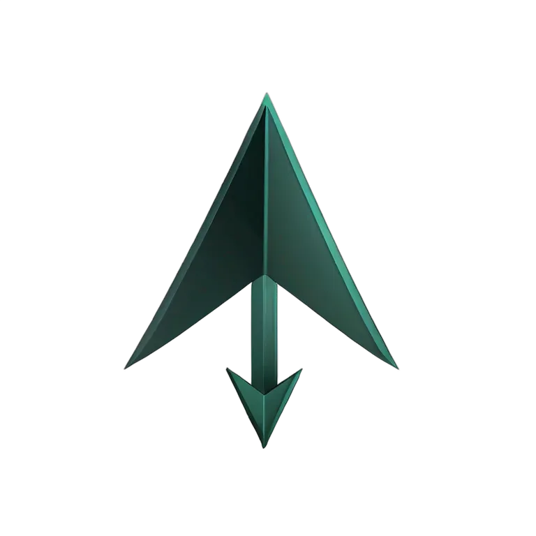 2d-フォレスト-グリーン-矢印 透過 PNG 画像 フリー素材 #39085