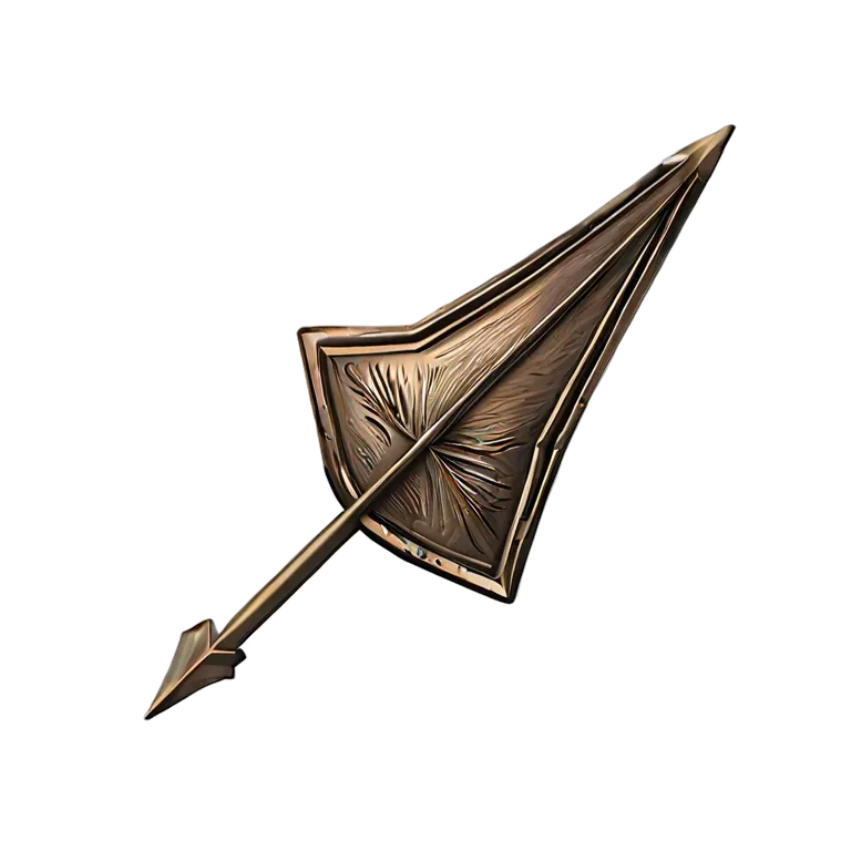 アイコン 矢印 3Dブロンズ矢印（左向き） 透過 PNG 画像 フリー素材 #39031