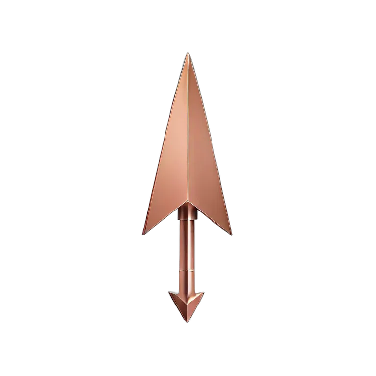 3Dローズゴールド矢印 透過 PNG 画像 フリー素材 #39070