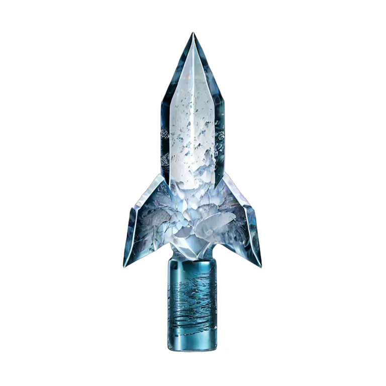 アイコン 矢印 3D透明氷矢印 透過 PNG 画像 フリー素材 #39043