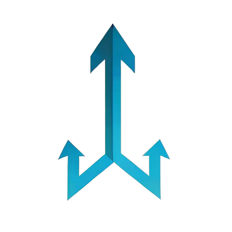 フラットデザイン、スカイブルー、矢印 透過 PNG 画像 フリー素材 #39088