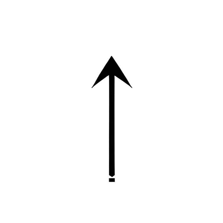 アイコン 矢印 ミニマリストの長い尾を持つ黒い矢印 透過 PNG 画像 フリー素材 #39025