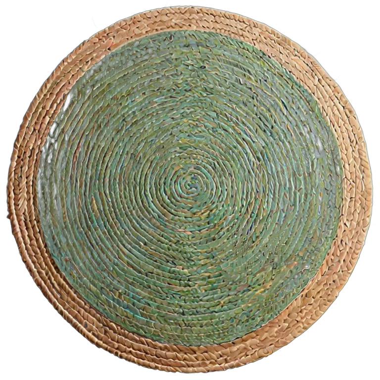 インテリア カーペット モダンな円形ジュートラグ 透過 PNG 画像 フリー素材 #28778