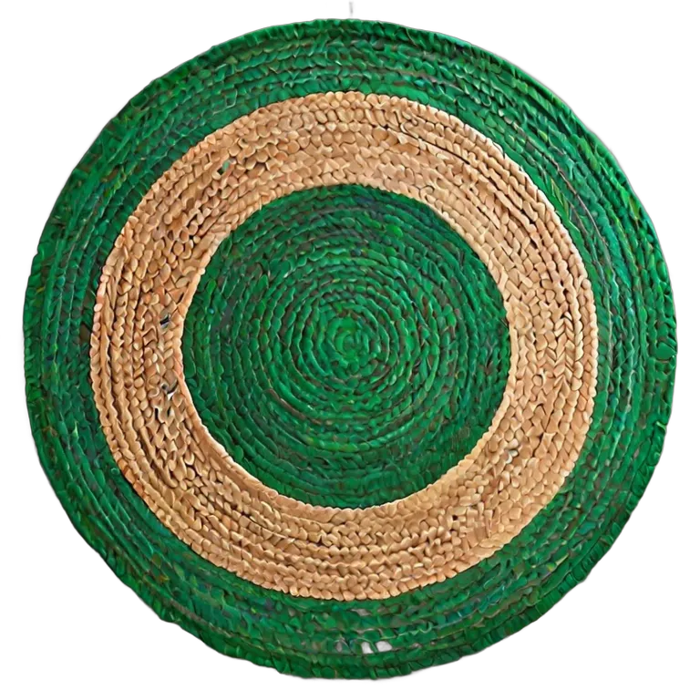 インテリア カーペット モダンな円形ジュートラグ 透過 PNG 画像 フリー素材 #28779