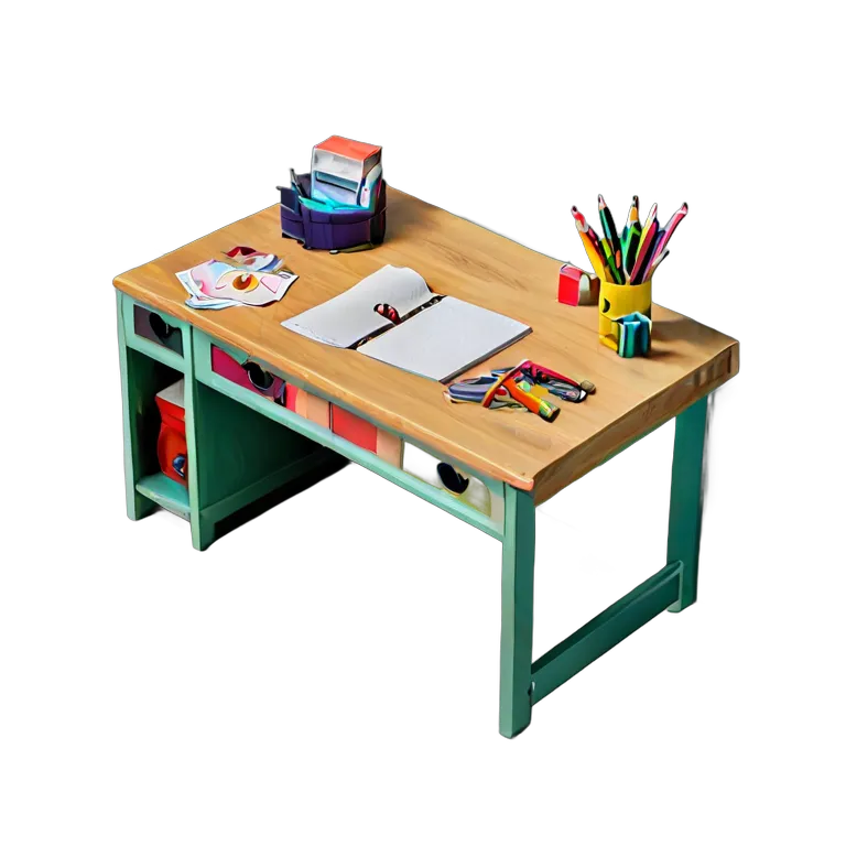 interior mesas Mesa de juegos para niños con cajones de colores Imagen PNG transparente recurso gratuito #30227