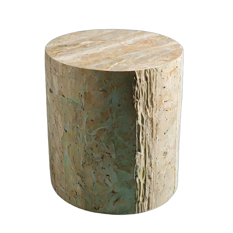 モダンなシリンダーストーンサイドテーブル 透過 PNG 画像 フリー素材 #30296