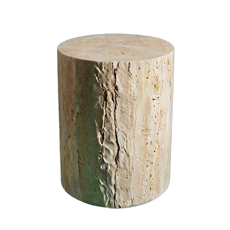 モダンなシリンダーストーンサイドテーブル 透過 PNG 画像 フリー素材 #30298