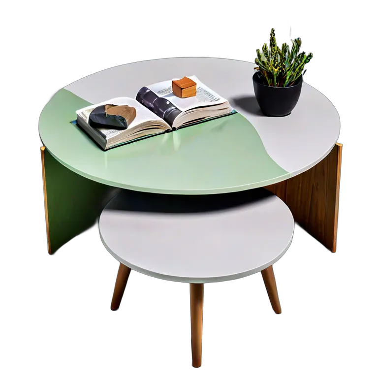 インテリア テーブル スカンジナビアスタイルのネストコーヒーテーブルセット 透過 PNG 画像 フリー素材 #30257