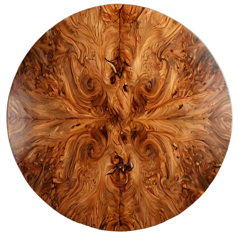 インテリア テーブル 対称的なバールウッドのダイニングテーブル 透過 PNG 画像 フリー素材 #30206