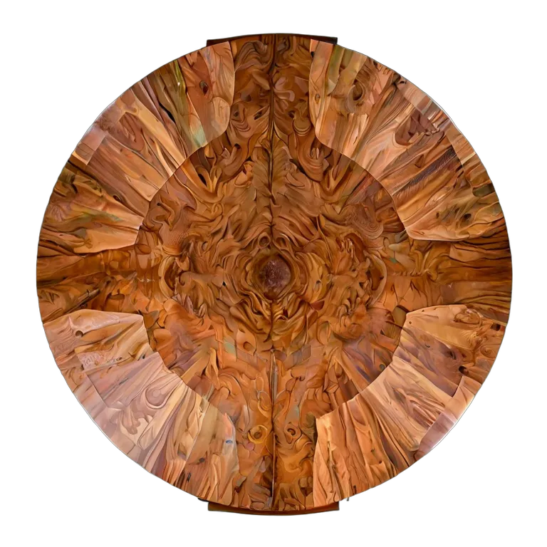 インテリア テーブル 対称的なバールウッドのダイニングテーブル 透過 PNG 画像 フリー素材 #30209