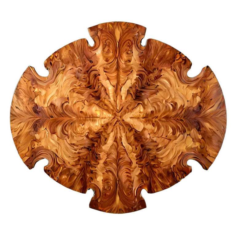 インテリア テーブル 対称的なバールウッドのダイニングテーブル 透過 PNG 画像 フリー素材 #30216