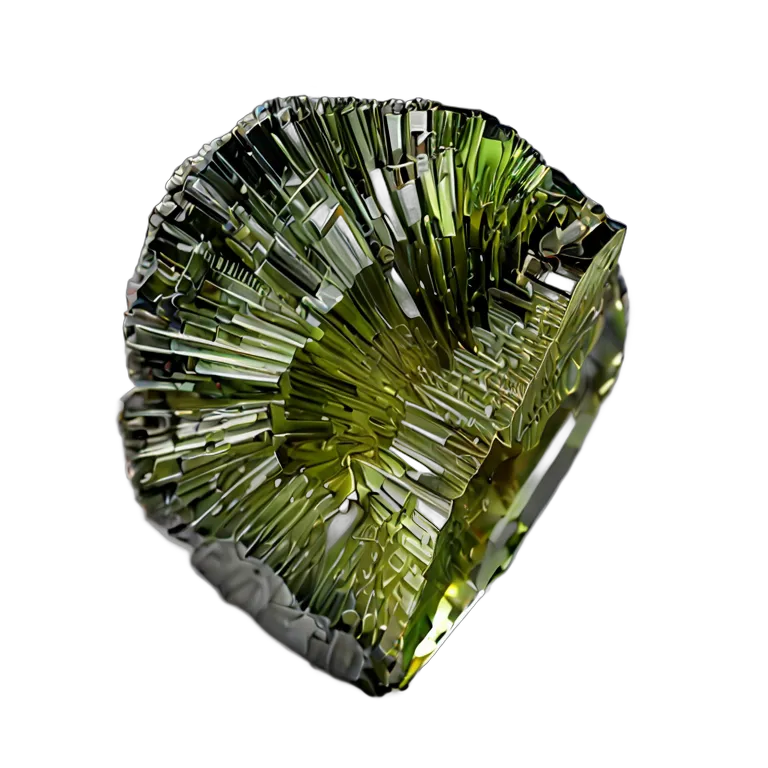 高級品 宝石 モルダバイトグリーンテクタイト 透過 PNG 画像 フリー素材 #9676