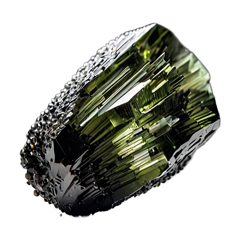 高級品 宝石 モルダバイトグリーンテクタイト 透過 PNG 画像 フリー素材 #9677