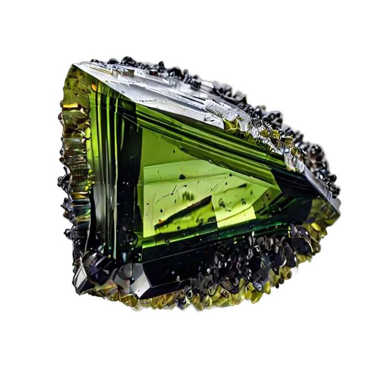 高級品 宝石 モルダバイトグリーンテクタイト 透過 PNG 画像 フリー素材 #9682