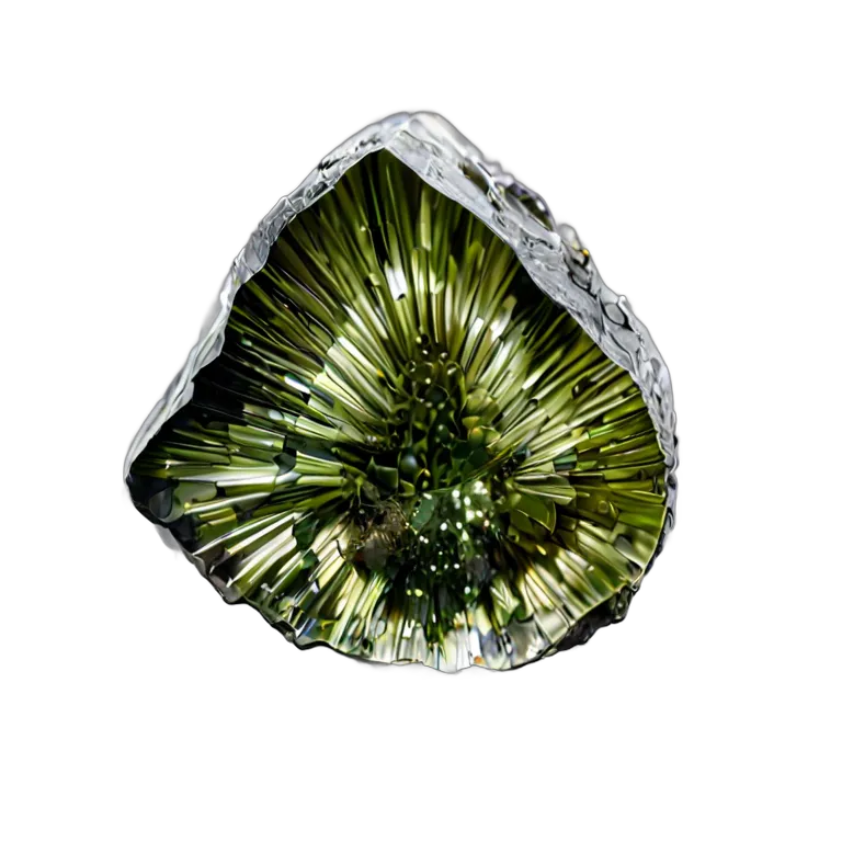 高級品 宝石 モルダバイトグリーンテクタイト 透過 PNG 画像 フリー素材 #9687