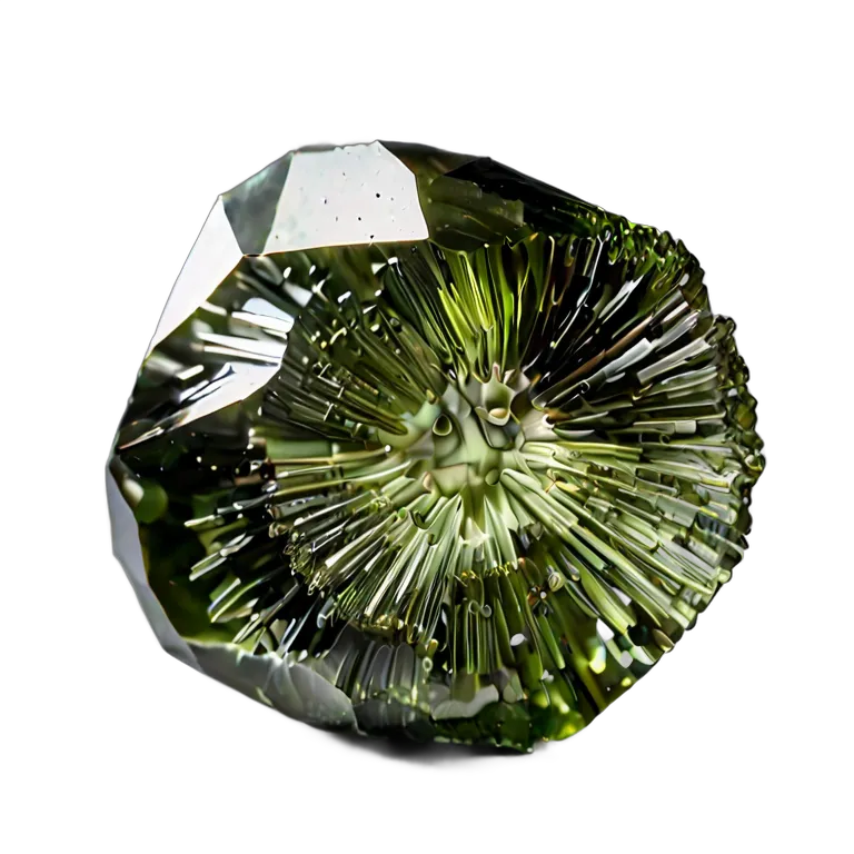 高級品 宝石 モルダバイトグリーンテクタイト 透過 PNG 画像 フリー素材 #9688