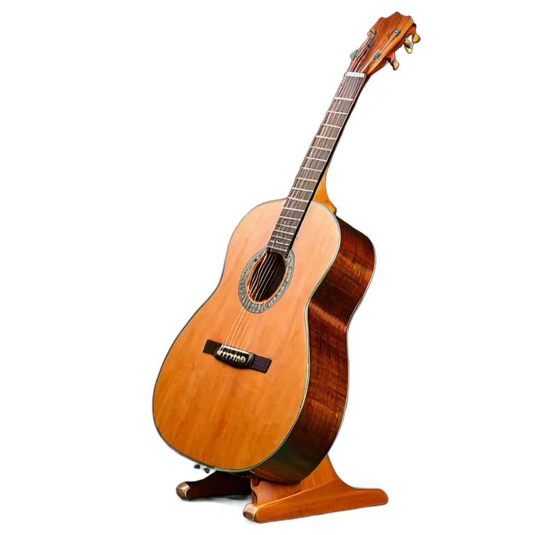 楽器 弦楽器 クラシックアコースティックギター 透過 PNG 画像 フリー素材 #25319