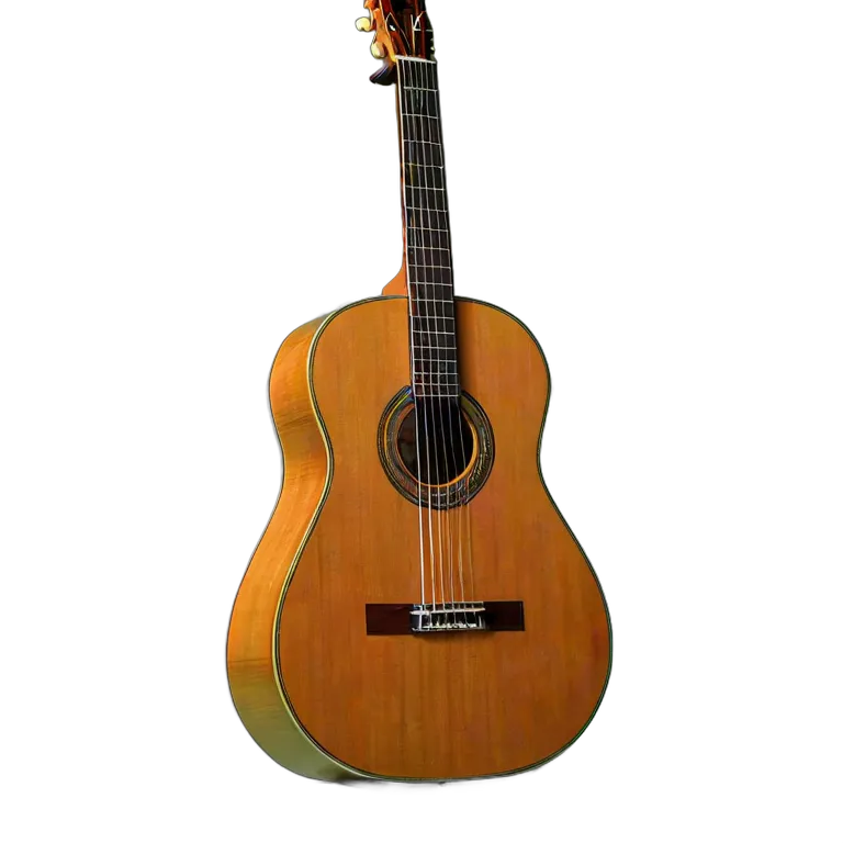 楽器 弦楽器 クラシックアコースティックギター 透過 PNG 画像 フリー素材 #25327