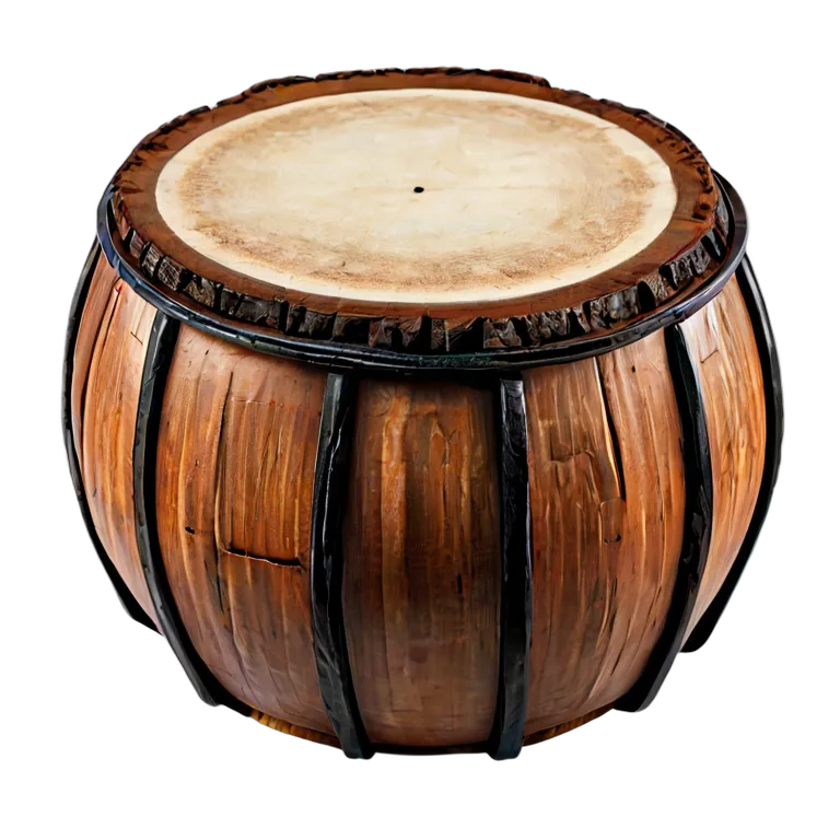 楽器 体鳴楽器 スリット入りアフリカの丸太ドラム 透過 PNG 画像 フリー素材 #36099
