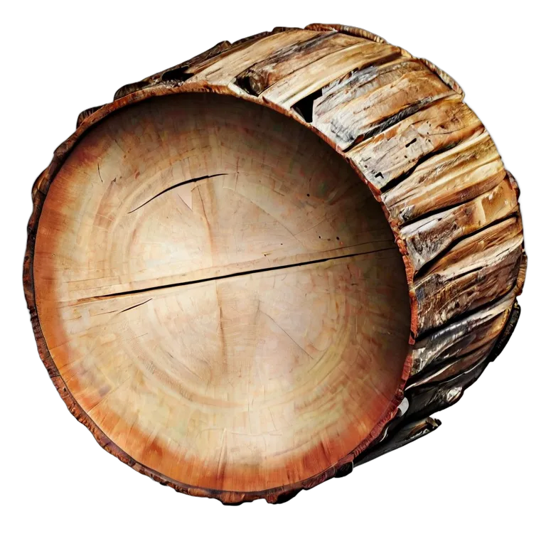 スリット入りアフリカの丸太ドラム 透過 PNG 画像 フリー素材 #36103