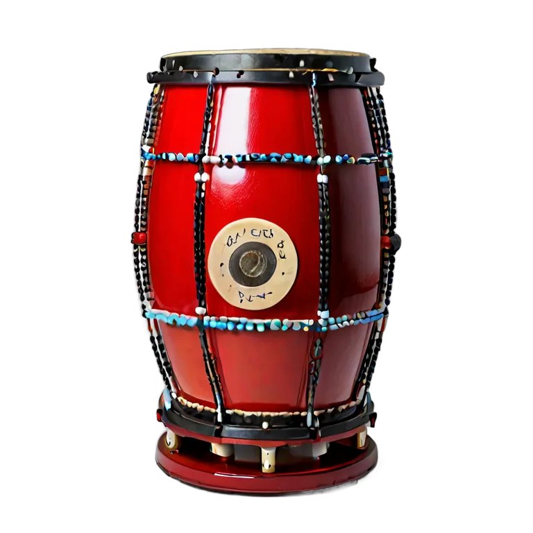 楽器 体鳴楽器 でんでん太鼓 透過 PNG 画像 フリー素材 #36050