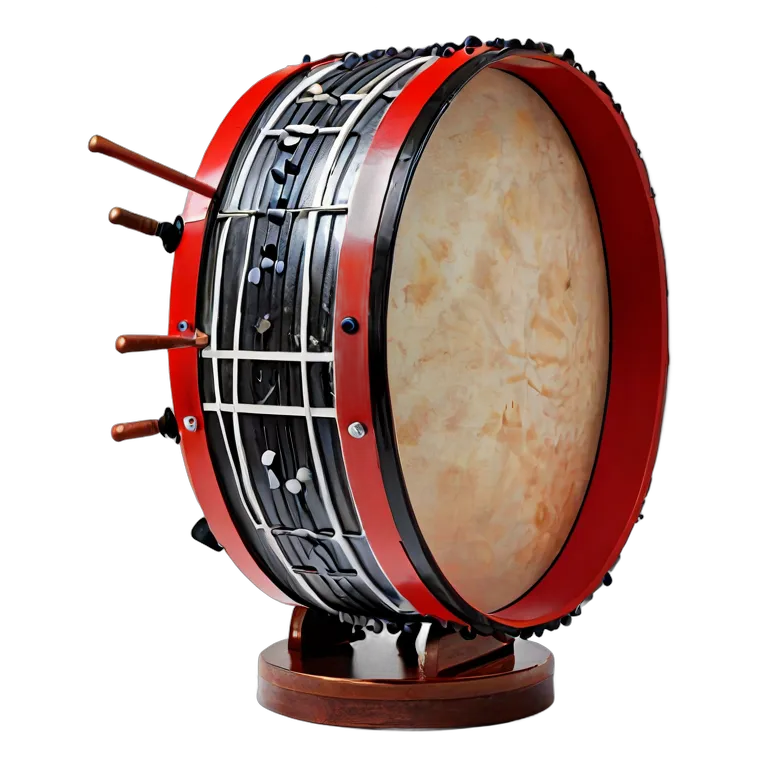 楽器 体鳴楽器 でんでん太鼓 透過 PNG 画像 フリー素材 #36051