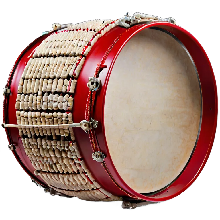 楽器 体鳴楽器 でんでん太鼓 透過 PNG 画像 フリー素材 #36055
