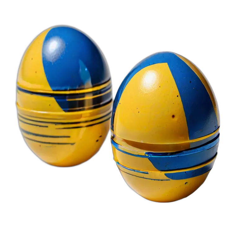 楽器 体鳴楽器 エッグシェイカー2個 透過 PNG 画像 フリー素材 #36062