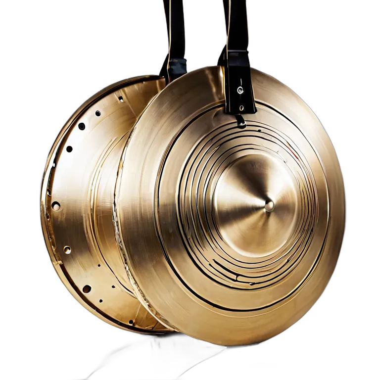 楽器 体鳴楽器 プロ仕様オーケストラシンバル(ペア) 透過 PNG 画像 フリー素材 #36032