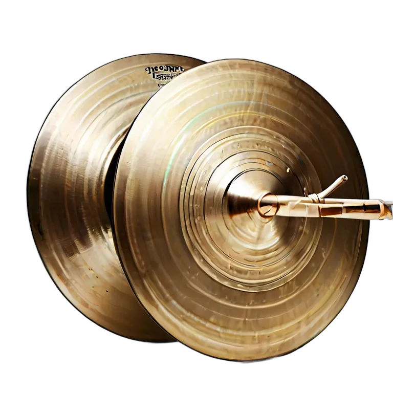 楽器 体鳴楽器 プロ仕様オーケストラシンバル(ペア) 透過 PNG 画像 フリー素材 #36039