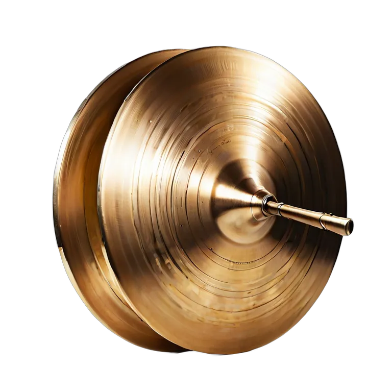 楽器 体鳴楽器 プロ仕様オーケストラシンバル(ペア) 透過 PNG 画像 フリー素材 #36041