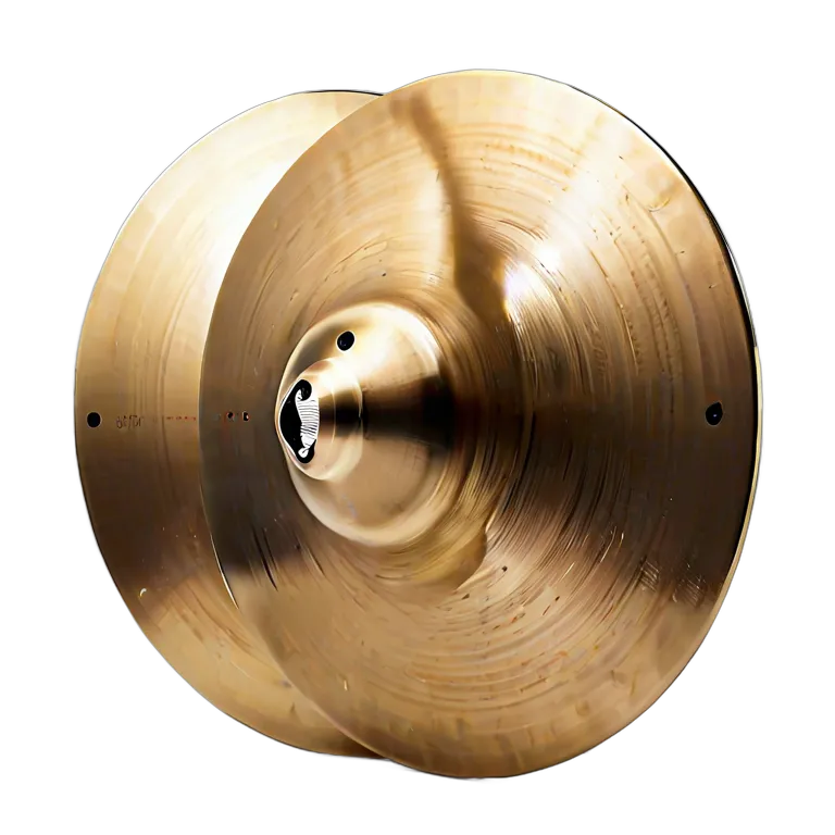 楽器 体鳴楽器 プロ仕様オーケストラシンバル(ペア) 透過 PNG 画像 フリー素材 #36045