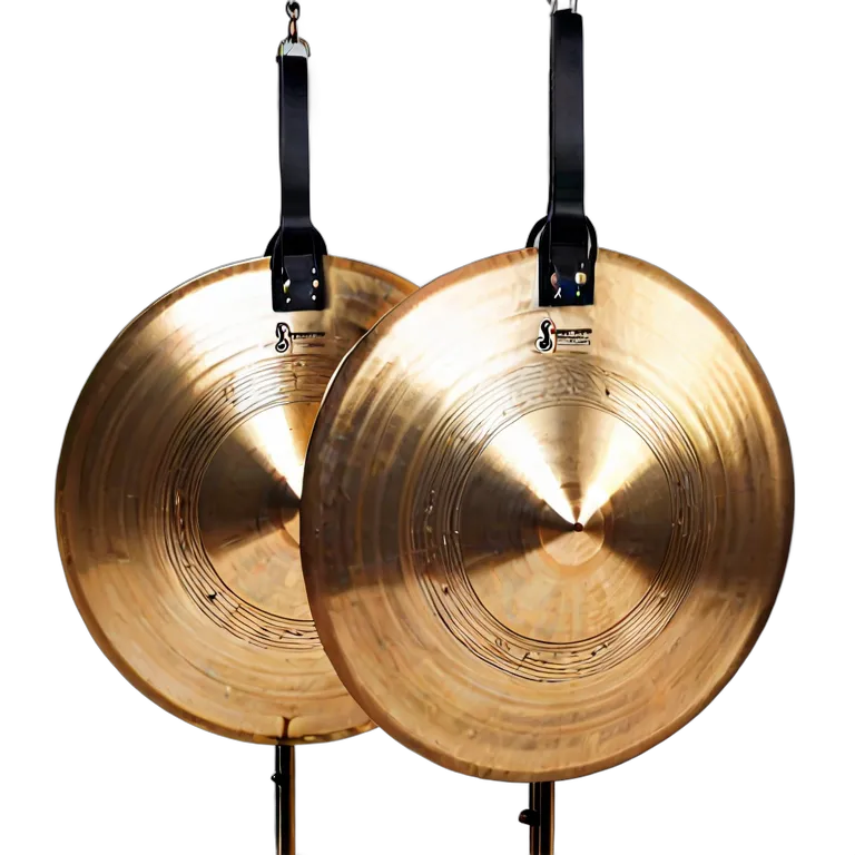 楽器 体鳴楽器 プロ仕様オーケストラシンバル(ペア) 透過 PNG 画像 フリー素材 #36048