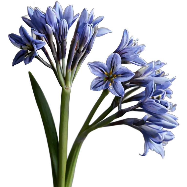 植物 花 ブルーシラーの束 透過 PNG 画像 フリー素材 #18932