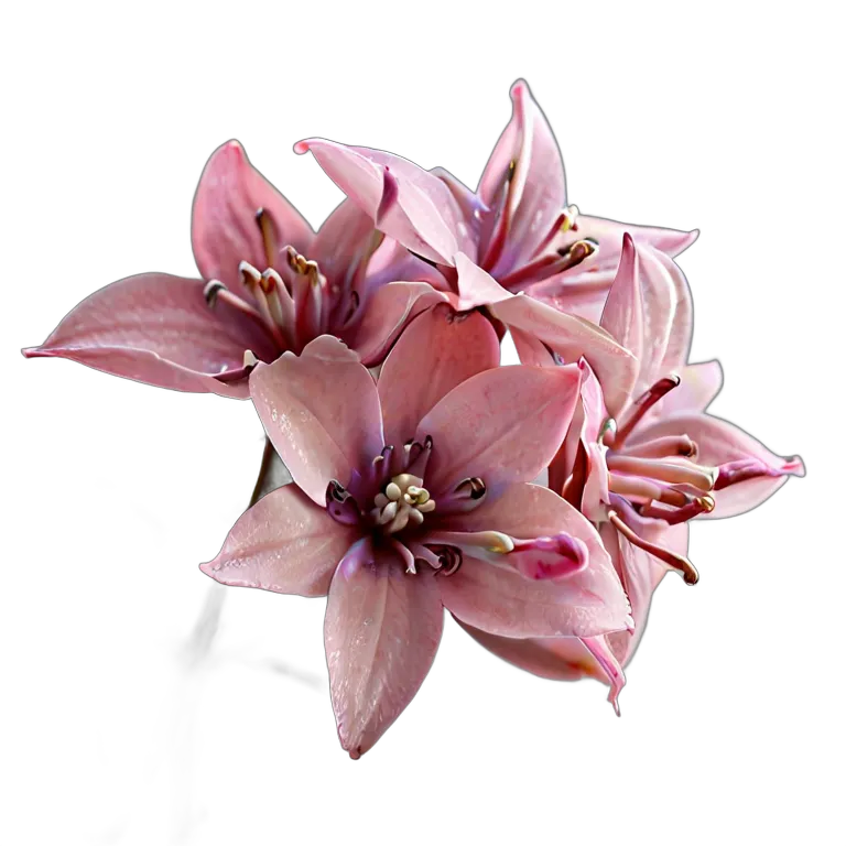 ピンク色のホヤの束 透過 PNG 画像 フリー素材 #18957