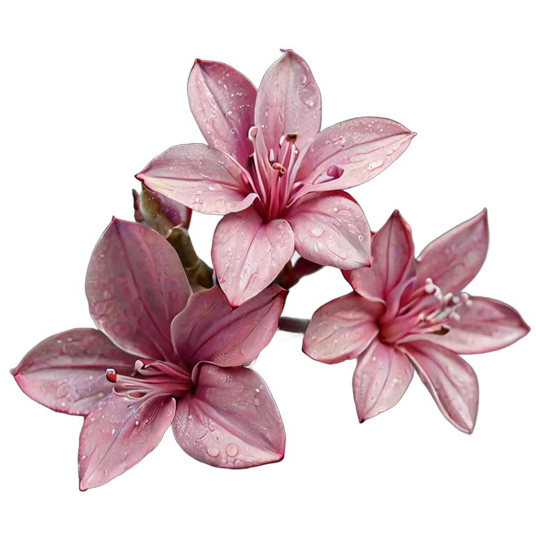 ピンク色のホヤの束 透過 PNG 画像 フリー素材 #18958