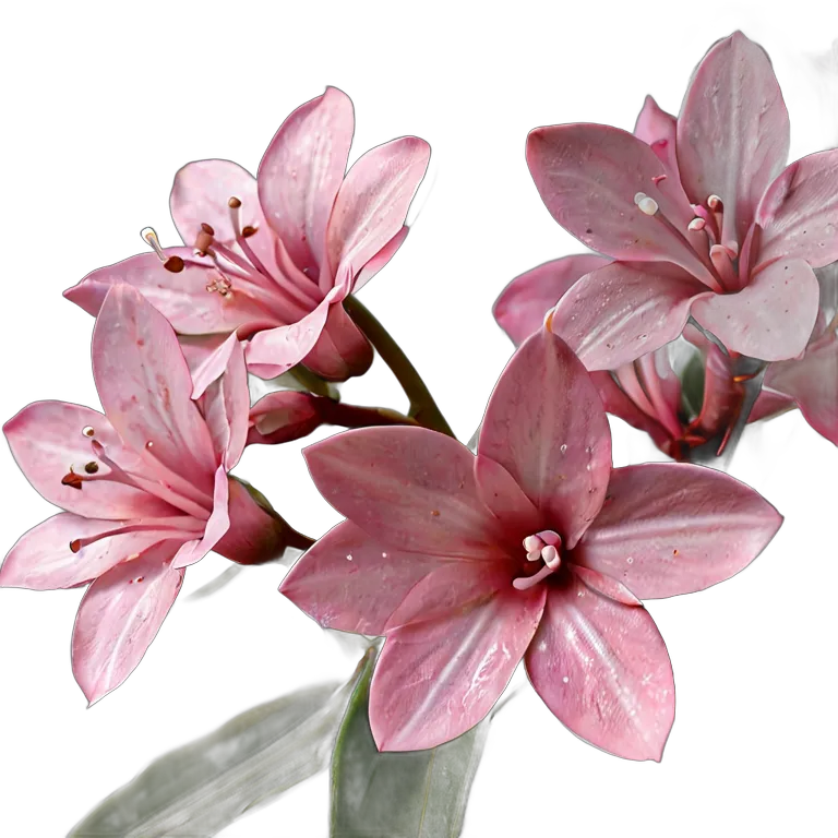 ピンク色のホヤの束 透過 PNG 画像 フリー素材 #18959