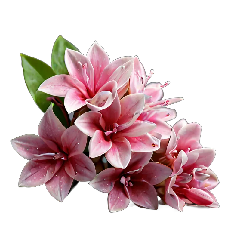 ピンク色のホヤの束 透過 PNG 画像 フリー素材 #18964