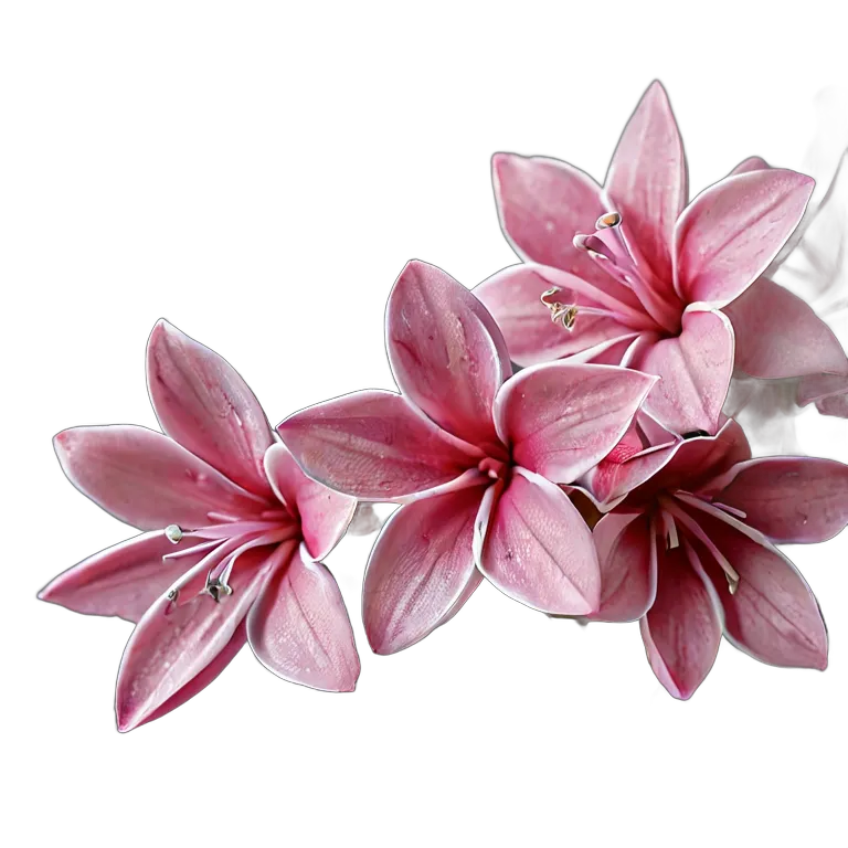 ピンク色のホヤの束 透過 PNG 画像 フリー素材 #18968