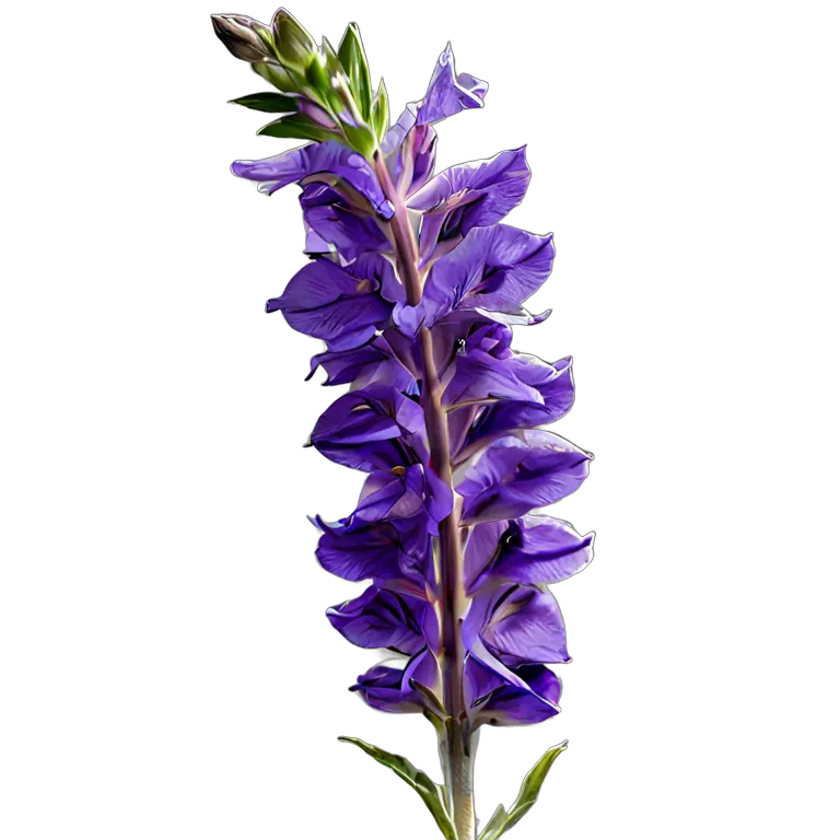 植物 花 紫のちどりそう 透過 PNG 画像 フリー素材 #18887