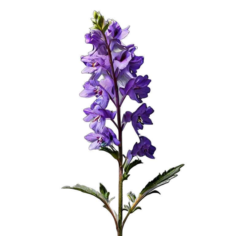 植物 花 紫のちどりそう 透過 PNG 画像 フリー素材 #18890