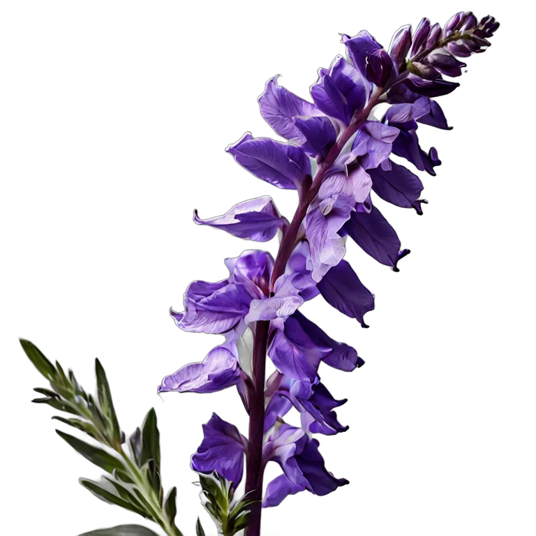 植物 花 紫のちどりそう 透過 PNG 画像 フリー素材 #18894